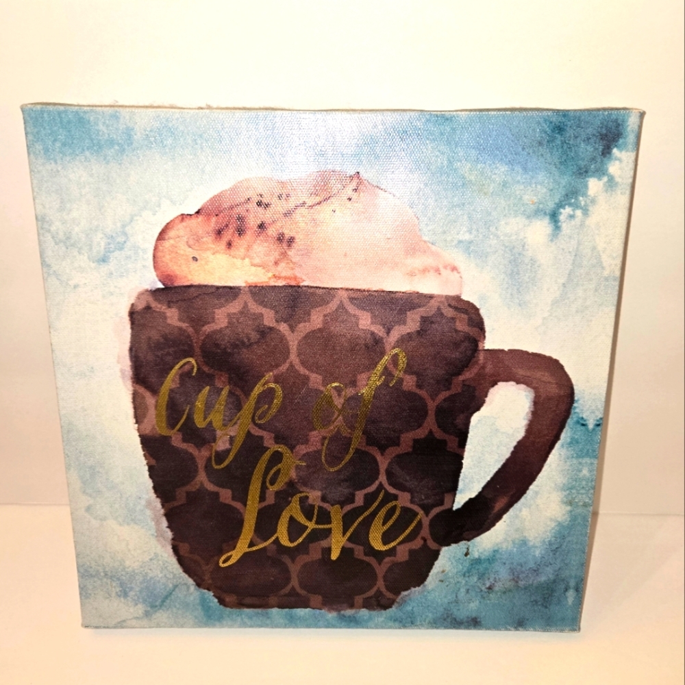 Coffee Wall Art Decor - Cup of Love